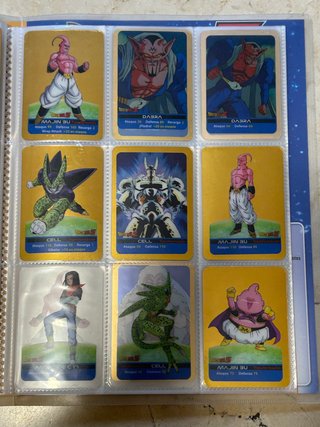 Colección Cartas Dragon Ball Z Serie Oro