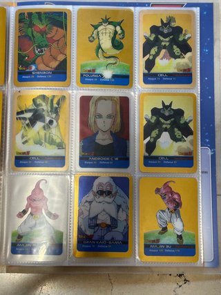 Colección Cartas Dragon Ball Z Serie Oro