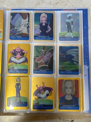 Colección Cartas Dragon Ball Z Serie Oro