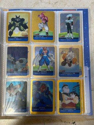Colección Cartas Dragon Ball Z Serie Oro