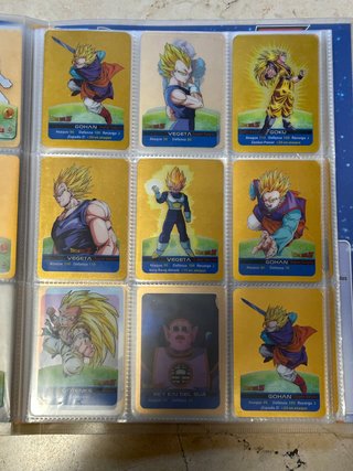 Colección Cartas Dragon Ball Z Serie Oro