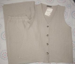 Conjunto Ropa Mujer Talla Única Beige nuevo !!!