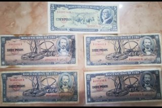 Billetes Cubanos 1949-1960