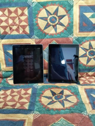 2 iPads A1395 Wifi Negro y iPhone 4