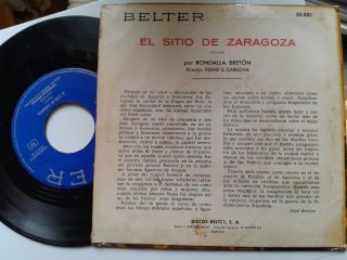 Vinilo El Sitio de Zaragoza Rondalla Breton