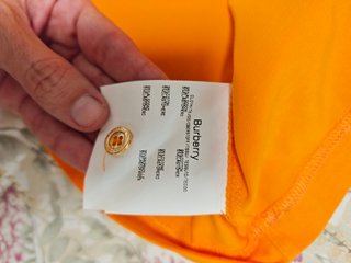 Polo Burberry Naranja Talla 46
