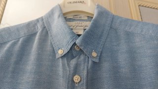 Camisa caballero Azul Talla M, perfecto estado