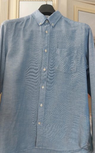Camisa caballero Azul Talla M, perfecto estado