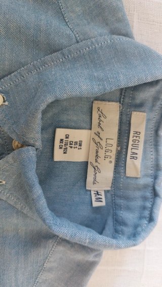 Camisa caballero Azul Talla M, perfecto estado