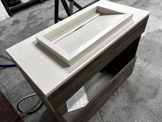 Lavabo de piedra flotante para baño