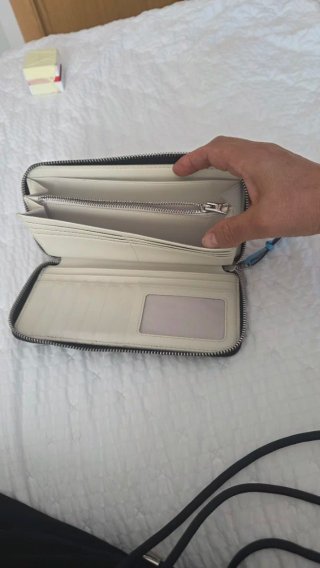 BIMBA Y LOLA Cartera Negra con Tarjetero