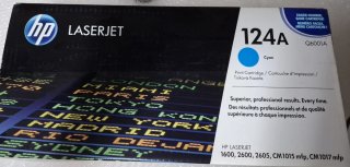 Toner HP 124A Ciano Q6001A Nuovo