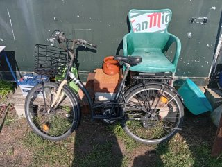 Bicicleta urbana con cesta