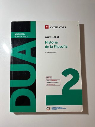 HISTORIA DE LA FILOSOFIA 2n de batxillerat (DUAL)