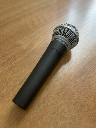 Micrófono Shure SM58 Negro + Cable XLR