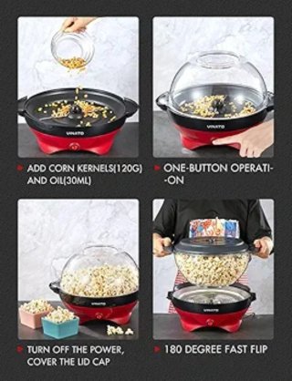 Máquina de Palomitas VINATO Roja