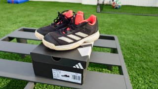 Adidas Courtflash K Zapatillas Negras y Rojas