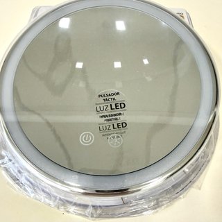 Espejo aumento x10 luz led