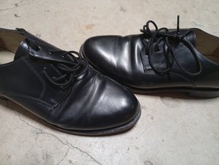 Zapatos militares negros