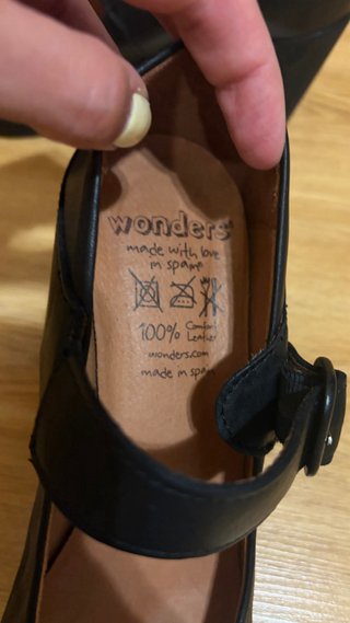 Zapatos Wonders mujer chica 39