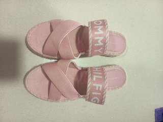 Sandalias Tommy Hilfiger rosas mujer