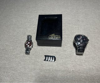 Lote 2 Relojes Lotus Mujer + Hombre