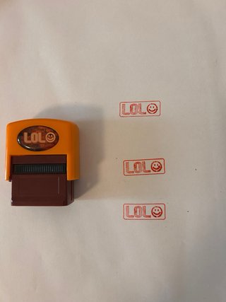 Sello automático LOL con carita sonriente
