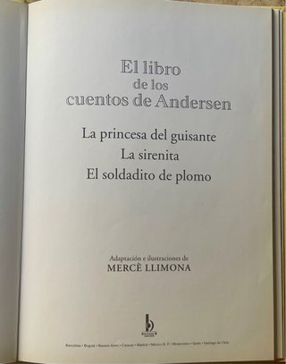 El libro de los cuentos de Andersen