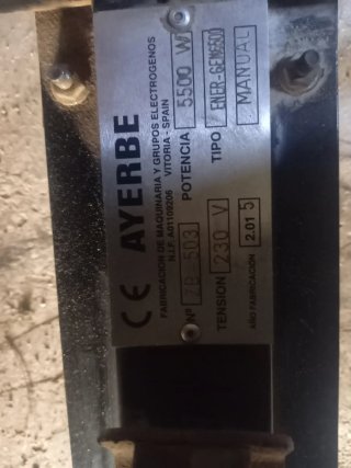 AYERBE Generador Eléctrico 5500W/6500w