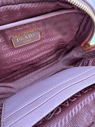 Minibolso bandolera Prada rosa