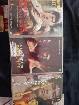 Pack 3 DVDs Bruce Lee-The Dragón Perfecto estado