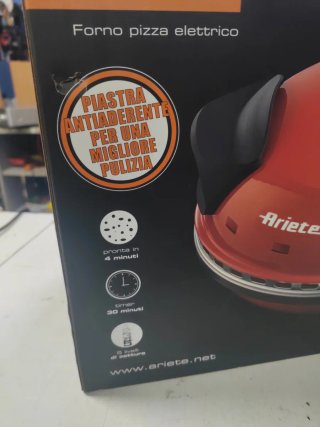 Horno Eléctrico Ariete Pizza 4 Minutos