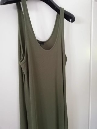 Abito Zara lungo verde pari al nuovo