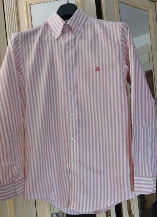 Camisa Brooks Brothers Talla S Rayas Rosa