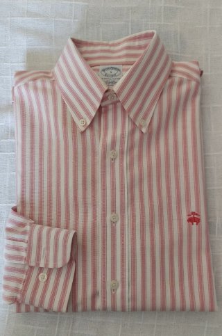 Camisa Brooks Brothers Talla S Rayas Rosa