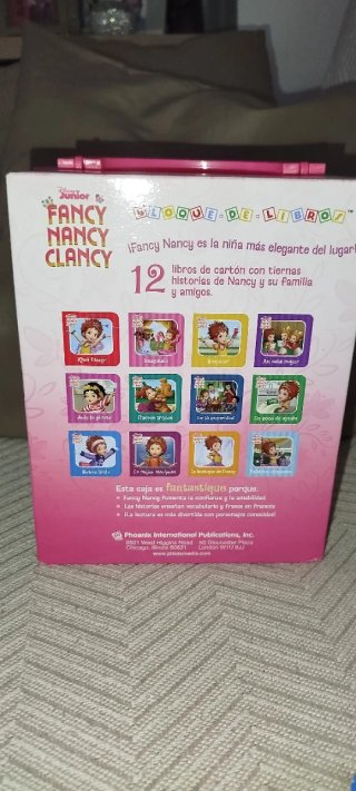Fancy Nancy Clancy Maletín 12 libros Disney Junior