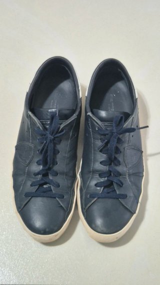 Scarpe Philippe Model blu e bianche
