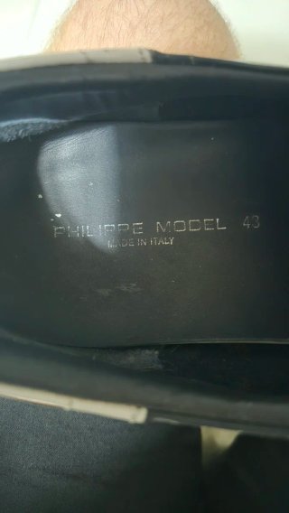 Scarpe Philippe Model blu e bianche