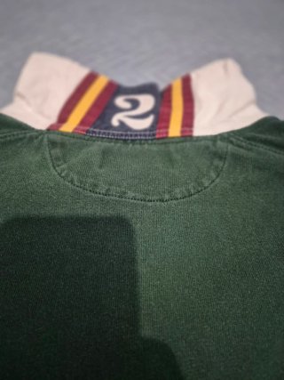 Polo Ralph Lauren Rugby Talla 3XB Verde Naranja