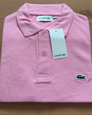 Polo Lacoste Rosa Talla S nuevo con etiquetas