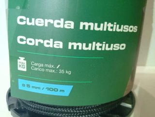 Cuerda Parkside Multiusos Negra