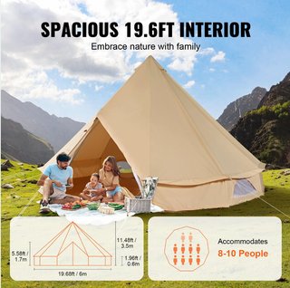 Tenda Sino 6m Lona Algodão