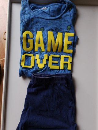 Pijama niño GAME OVER 9-10 años