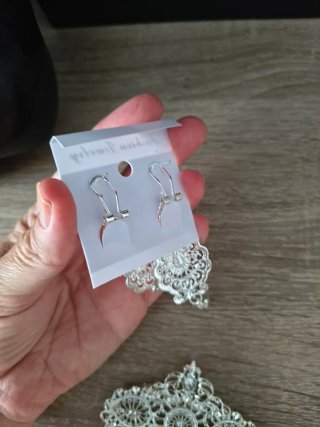 Conjunto Pendientes Baturra Plata