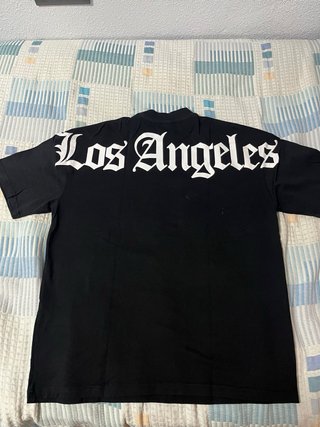 Camiseta Negra Talla XS Los Angeles