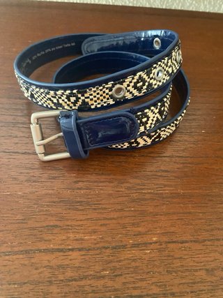 Chaleco crochet, peto vaquero y cinturón