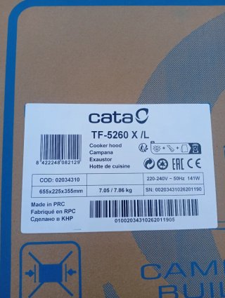 Filtros Campana Cata TF-5260