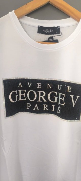 Camiseta George V Paris Blanca Talla XL hombre