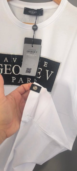 Camiseta George V Paris Blanca Talla XL hombre
