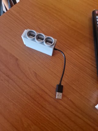 Hub USB Airzone 3 Porte Grigio